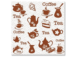Салфетки 50л.Семья и комфорт Чай и Кофе