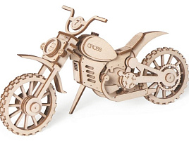Конструктор деревянный МЦ-4 Мотоцикл 3D