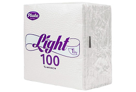 Салфетки 90л.Plushe Белые 1 слой