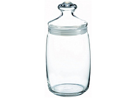 Банка для сыпучих стекло 1500мл Деколь 97426