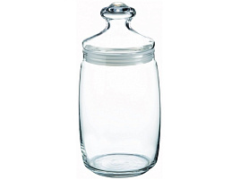 Банка для сыпучих стекло 1500мл Деколь 97426