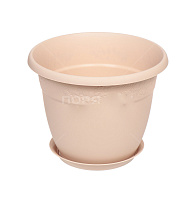 Кашпо цветочное 7,5л Рябина М3057 Латте с/п