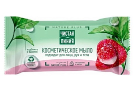 Мыло Чистая Линия 75г Клубника М(УС)