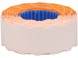 Этикетка PN 22*12 OfficeSpace 243315 оранжевая волна 800шт