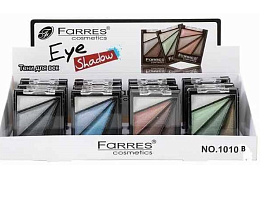 Тени для век Farres 4цвета 1010-В т.7 перламутр