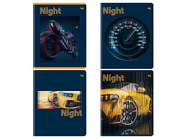 Тетрадь 96л.  Т5ск96_вл 09064 "Night", выб. лак