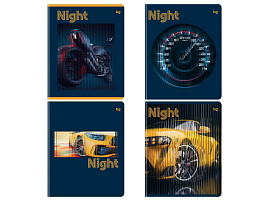 Тетрадь 96л.  Т5ск96_вл 09064 "Night", выб. лак