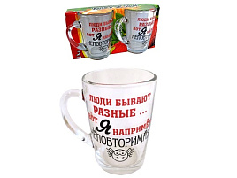 Набор кружек 2шт 1334 Приколы