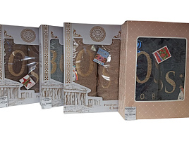 23ф Полотенце в кор. 2в1 (70*14050*90) Босс махра