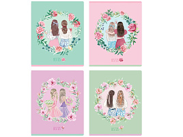 Тетрадь 48л.  Т5ск48 11036 "Подружки", эконом