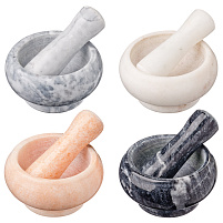 Ступка с пестиком 9*4,5см мрамор 884-342