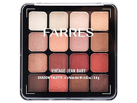 Тени для век 16цв.Farres 1844-01 Винтаж