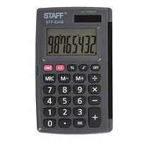 Калькулятор Staff карманный STF-6248 8 раз., дв. пит., 104х63мм