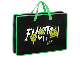 Папка для чертежей и рисунков А3 ПР-3-30_61556 "Smile", пластик, 85мм, на молнии