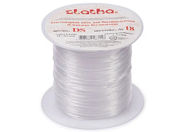 Резинка для биссера белая 0,5