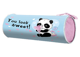 Пенал-тубус ПТ-02 ПАНДА И СЛАДОСТИ 195*85 на молнии