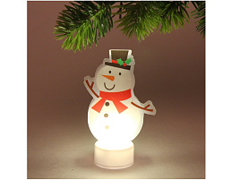 НГ Сувенир свет 196-0439 Привет от Снеговика 10,5*7см