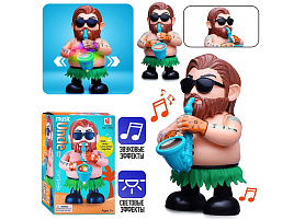 Игрушка на батарейках YJ-3033 Саксофонист