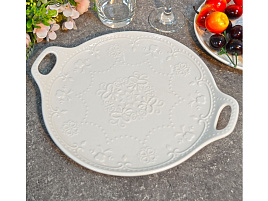 Блюдо керамика 23*20см 9084 с ручками