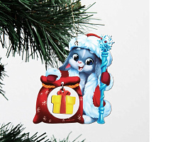 Подвеска дерево Приношу праздник 9,8*12,5см 7670190