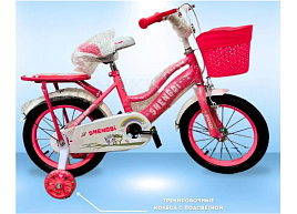 Велосипед d14 777-24 с корзинкой розовый