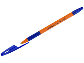 Ручка Erich Krause 39531 "R-301 Orange", синяя, 0,7мм, грип