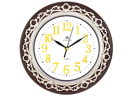 Часы настенные Atlantis 29*29 TDL-6931L коричневые