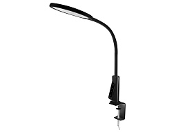 Лампа настольная офисная KD-837 С02 Camelion черный, LED, на струбцине 4163