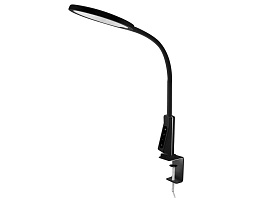 Лампа настольная офисная KD-837 С02 Camelion черный, LED, на струбцине 4163