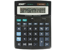 Калькулятор Staff настольный STF-888-14 14 разрядов дв.питание 200*150 мм