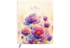 Дневник универс. D5s48_64506 "la Fleur", иск. кожа, печать, ляссе