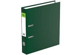 Папка регистратор 5см. СТАММ ММ-31806 "Офис", бумвинил, зеленая