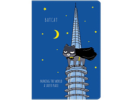 Обложка на паспорт MESHU MS_47032 "BatCat", ПВХ, 2 кармана