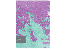 Папка-уголок Berlingo LFG_A4924 "Haze" A4, 200мкм, сиреневая/мятная, с рисунком, с эффектом блесток