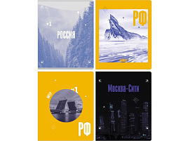 Тетрадь 48л.  Т5ск48_вл 12283 "РФ", выб. лак