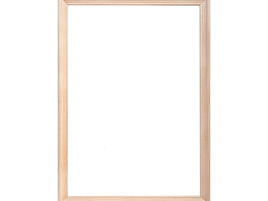Фоторамка 21*30 дерево Молочное 1500