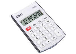 Калькулятор Deli E39217 черный, 8-разрядов