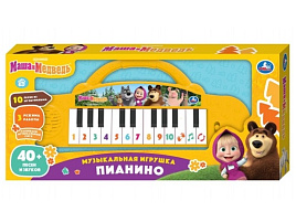Пианино HT456-R5 Маша и Медведь 40 песен, стихов и звуков
