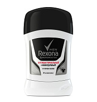 Дезодорант мужской Rexona 50мл стик Антибактериальный Невидимый(Unilever)