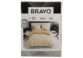 Постельное Евро Bravo 511257/4902 поплин