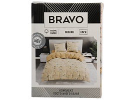 Постельное Евро Bravo 511257/4902 поплин