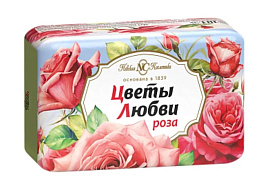 Мыло Цветы Любви 90г Роза