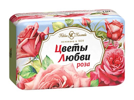 Мыло Цветы Любви 90г Роза