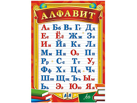 Плакат ОГБ-1317 Алфавит русский