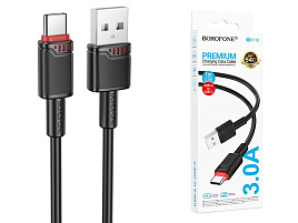 Кабель BOROFONE BX110a  Type-C Black 1m