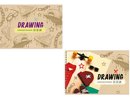 Альбом для рисования 24л. на спирали BG АР4гр24 10879 "Drawing"