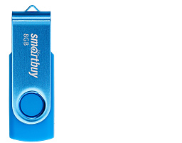 Флеш-драйв Smart Buy 8Gb SB008GB2TWB Twist Blue голубой