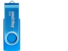 Флеш-драйв Smart Buy 8Gb SB008GB2TWB Twist Blue голубой 4147