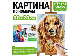 Картина для раскрашивания 20*30 MKR3020-101 Верный друг, по номерам
