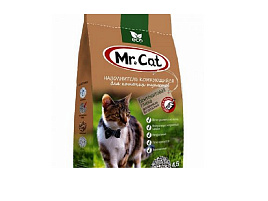 Наполнитель для кошачего туалета Мистер Кет 5л бетонит 8083